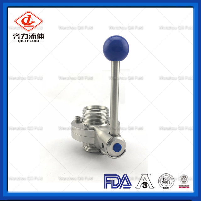 Sanitary Stainless Steel Butterfly Valve 10