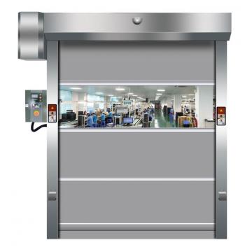 Industrial Automatic PVC Curtain Fabric High Speed Door