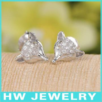 HWME239 silver opal earings