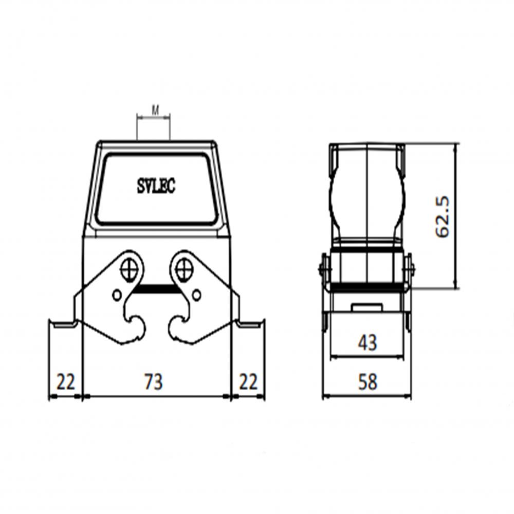 Cable to cable metal hoods