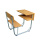 Angola student desk and chair school table and school bench (school furniture)