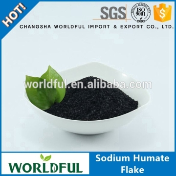 Best quality sodium humate feed additives, sodium humate shiny flake for stimulating animal growth