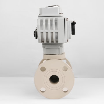 Electric Flange Ball Valve with PPH Construction