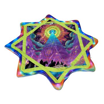 Customizable LED flowstar for branded & personalized theme parties