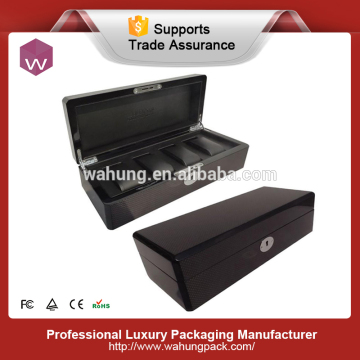 Special design carbon fiber watch case packaging box