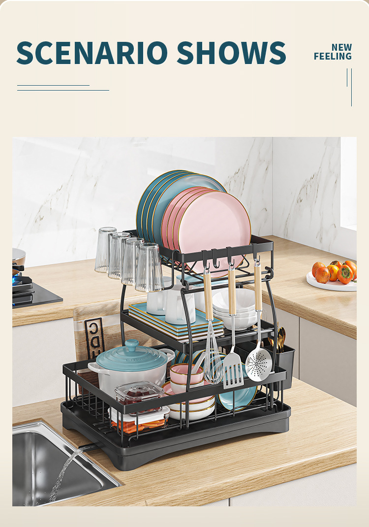 ডিনারওয়ার স্টোরেজ র্যাক Dinnerware Storage Rack