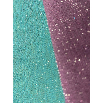 Lurex Polyester Knitted Fabric With Metallic Yarn