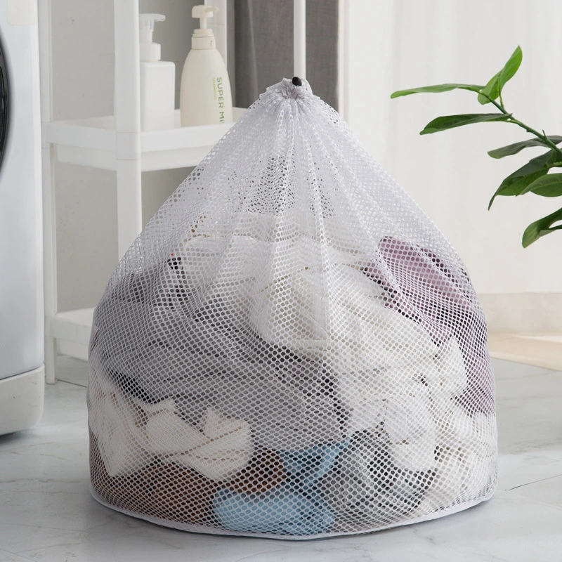 Drawstring Laundry Bag Mesh Machine Washing Special Care Washing Bag Thickened Mesh Bag Large Laundry Net Bag Wholesale