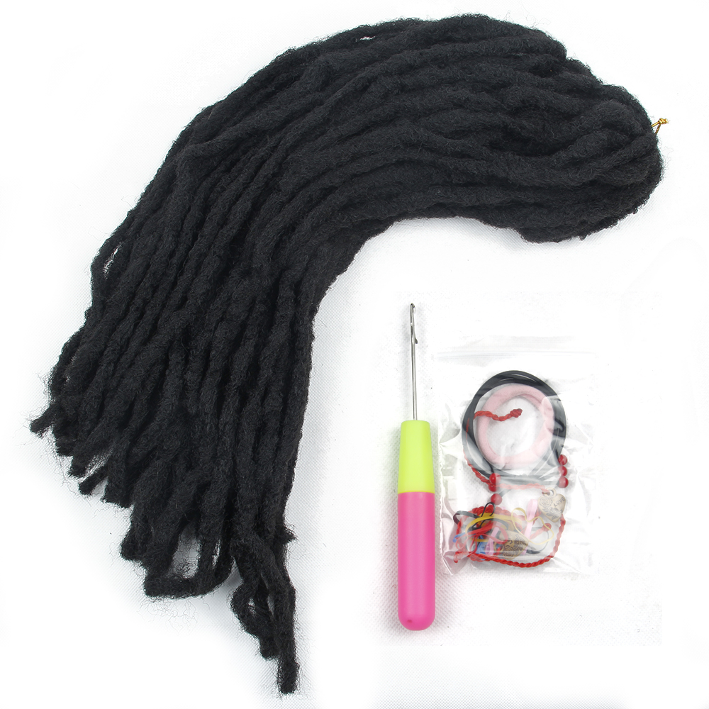 18inch Dreadlocks Braids Synthetic Hair Braiding Hair Extensions Twist Braids Darling Soft Dread 100g/lot