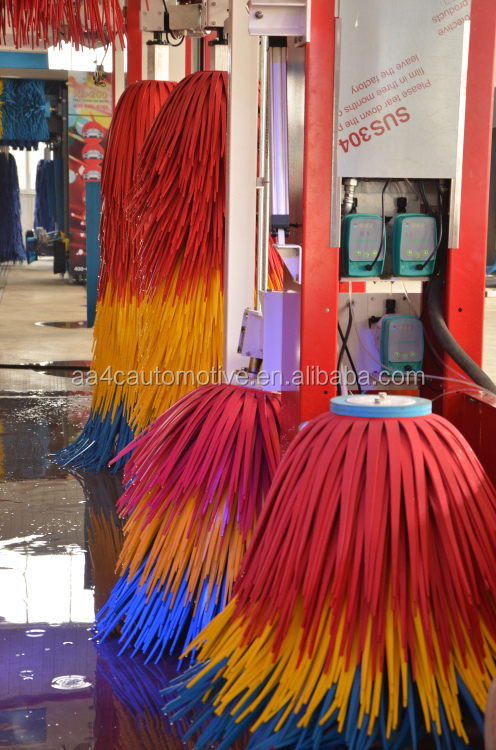 AA4C automatic car washing machine tunnel car washing machine 9 brushes car washing machine