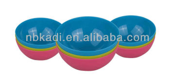 solid bowl plastic bowl set