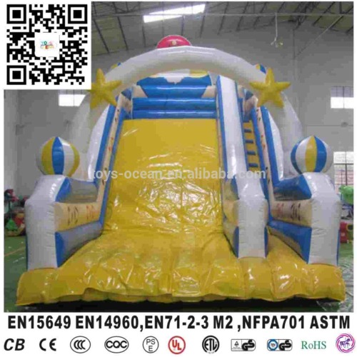 Outdoor giant inflatable aladdin slide for cartoon character