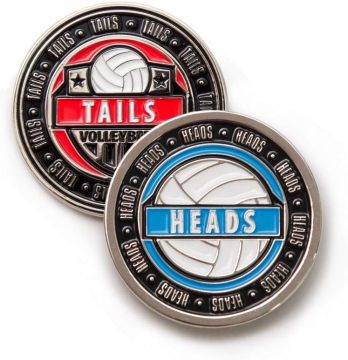 Bulk Wholesale Custom Sport Coins: Personalized Volleyball Challenge Coins