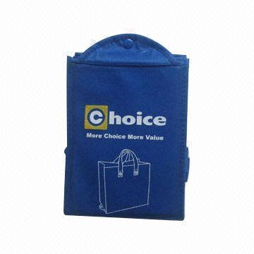 80gsm Nonwoven Fold-a-tote Bags, Available in Dark Blue