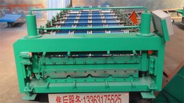 Plate profiling machines two shape metal roof machine