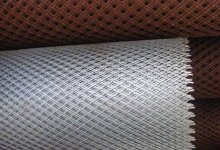 Galvanized expanded metal mesh