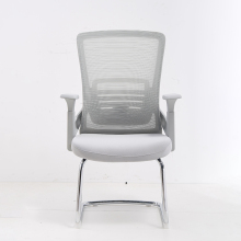 Hot Selling Fixed Armrest Fabric Seat Mesh Back Visitor Computer Office Chair