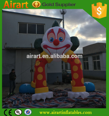 Halloween funny inflatable clown arch decoration terrible inflatable arch Halloween activities