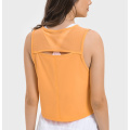 Mná eachaíochta barr dílsithe sleeveless