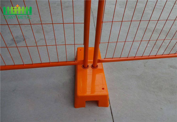 temporary fence galvanized barriers