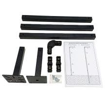 Single Metal Gate Keypad Post with Powder Coating