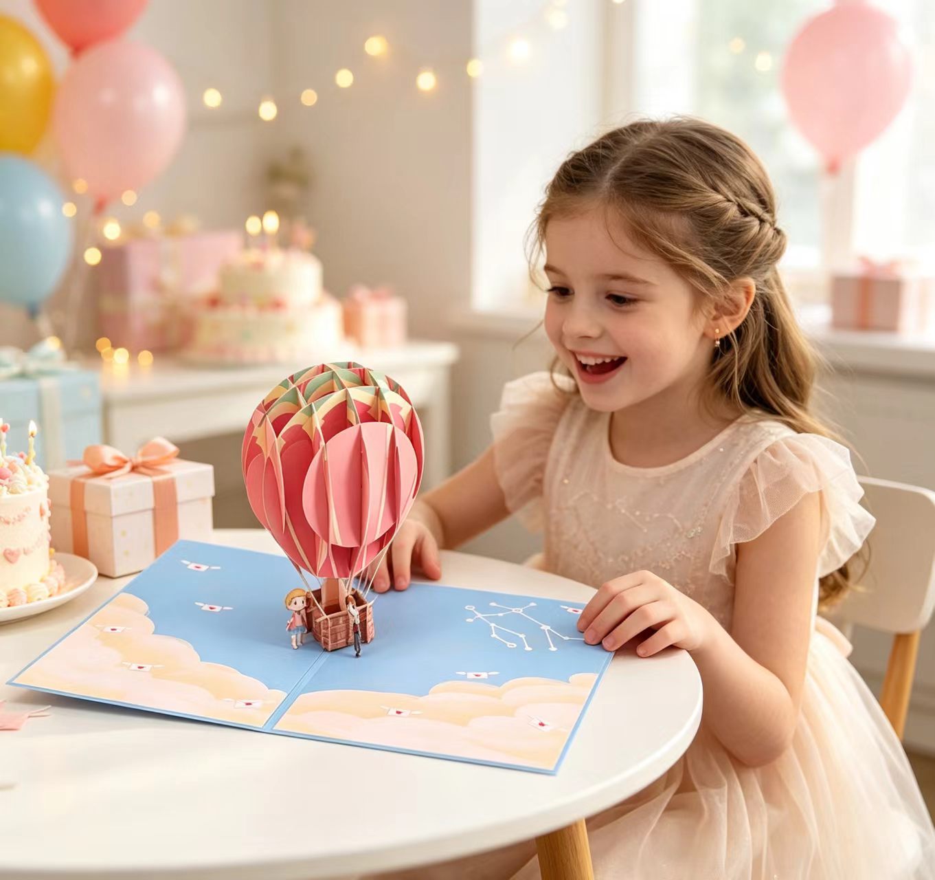 Wyskakująca karta z okazji urodzin Happy birthday pop up card