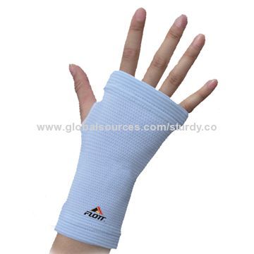 Sports Elastic Hand Protector, Made of 70% Nylon, 25% Latex Thread, 5% Spandex, M and L Sizes