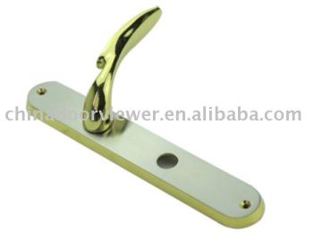 Zinc Door Handle Lock With Plate (B-40)