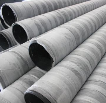 HDPE Black Perforated Corrugated Drip Pipe With Sock