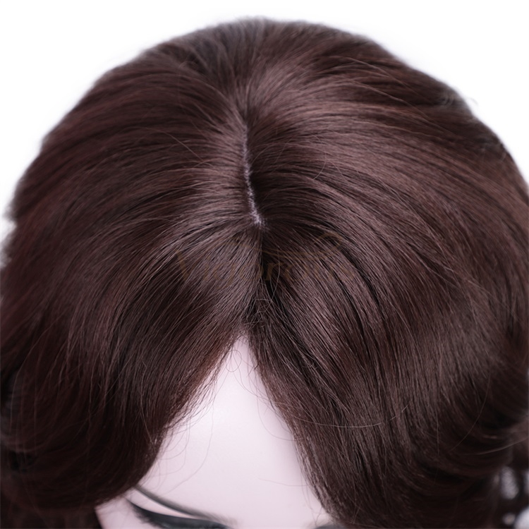 Vigorous Ombre Curly Side Part Long Wave for Women Synthetic Heat Resistant Party Wigs Natural Looking