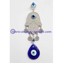Wholesale Lucky Hamsa Hand Wall Hanging Israel Jewish Home Blessing Evil Eye