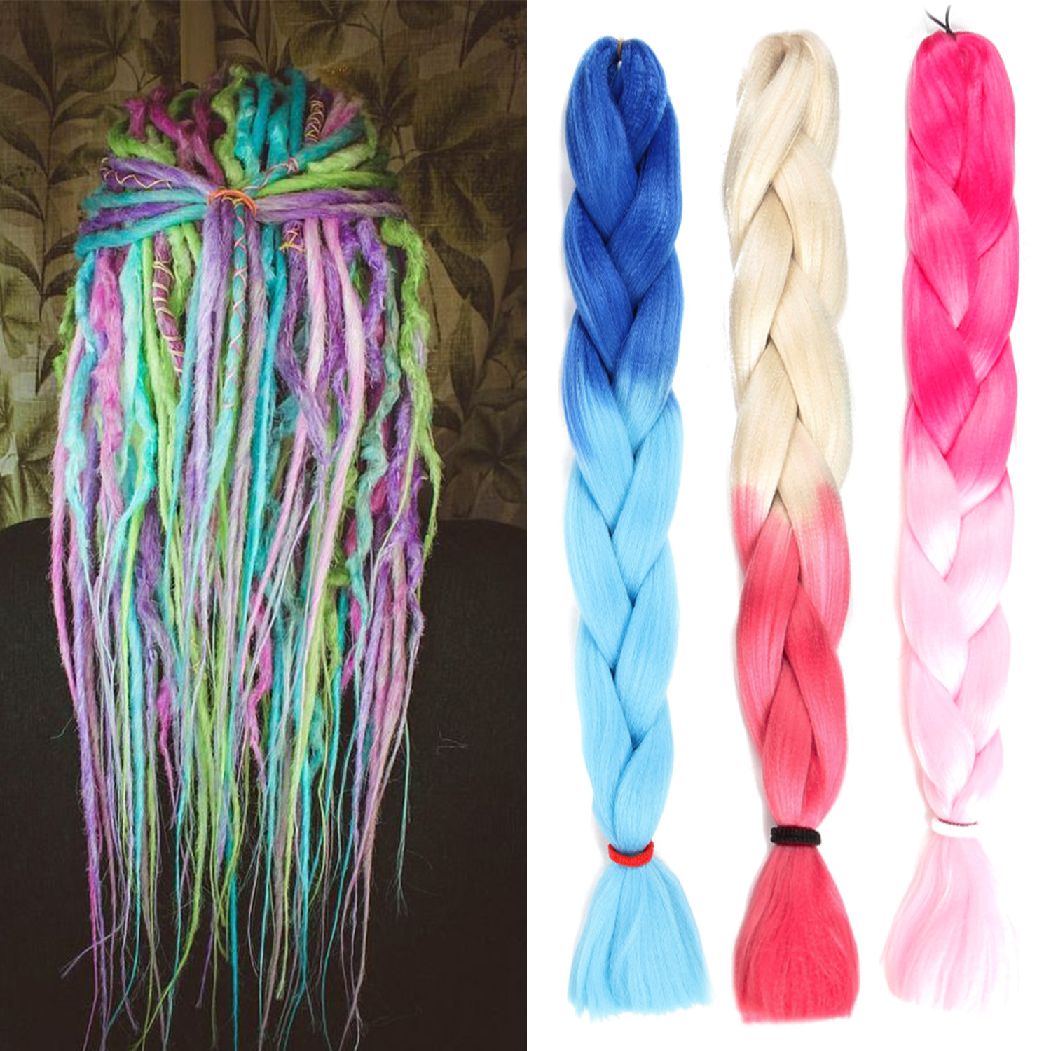 colorful braiding hair braiding hair wholesale and jumbo braiding hair wholesale For African Synthetic Crochet braided