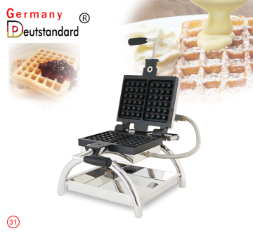 Commercial rotary waffle cone maker