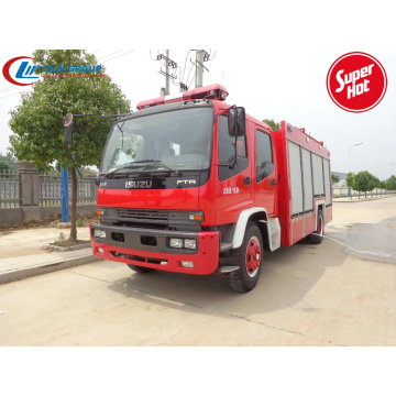 العلامة التجارية الجديدة ايسوزو 6000 لتر شاحنة رغوة مكافحة الحرائق