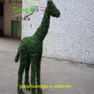 SJLJ13555 landscaping artificial giraffe topiary frame animal