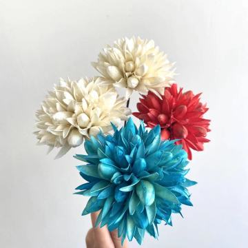 Wholesale Small Artificial Magnolia Flowers for Christmas Decorations