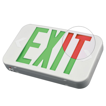 Bi-Color Emergency Exit Sign EZCXTEU2BCWEM