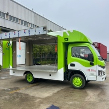 Delicious Hot Burger Food Truck on Wheels