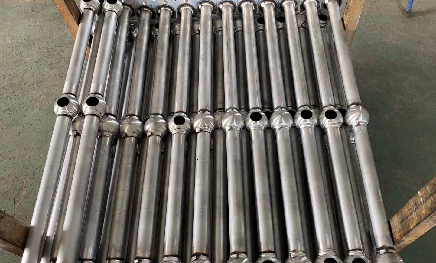 galvanized ball joint handrail/galvanized handrail/galvanized steel stair handrail