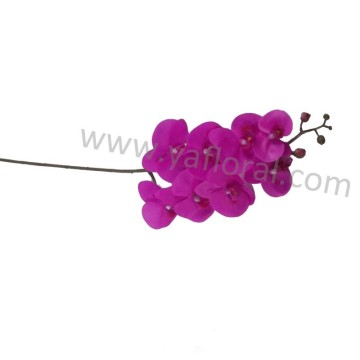 8 flowers latex artificial butterflies orchid 90cm cheap wholesale artificial flowers