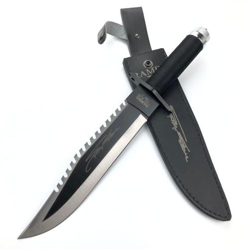 Quality and cheap tactical rambo knives first blood Part II bowie hunting knife