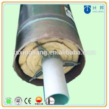 large diameter glass woll insulation material for steam pipe insulation