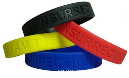 Silicone Debossed Wristbands