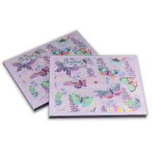 Attractive printing colorful empty eyeshadow palette box