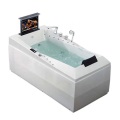 Acrylic Soaking Material Freestanding Massage Bathtub