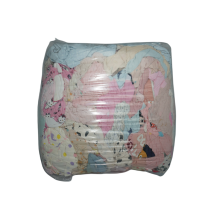 Light Cotton Rags 10kg - Industrial Machinery Cleaning Cloth, 100% Cotton, Breathable, Plain Twill for T-Shirt Rags