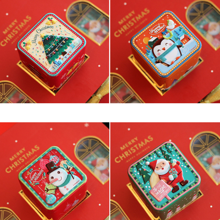 10 Years Factory OEM jerry gift biscuit tin gift christmas cake tin box