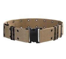 Custom Logo Khaki Tactical Combat Belt - Affordable Outdoor Gear