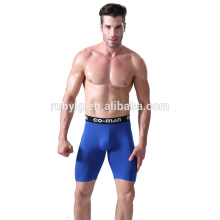 High quality man's printed lycra boxer briefs