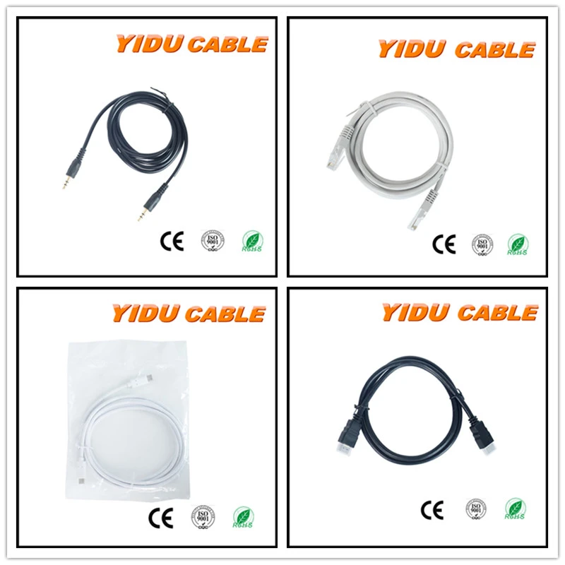 Wholesale 1m 2m 3m 5m 10m Male to Male Gold Braided Zinc Alloy HDMI V2.0 Cable